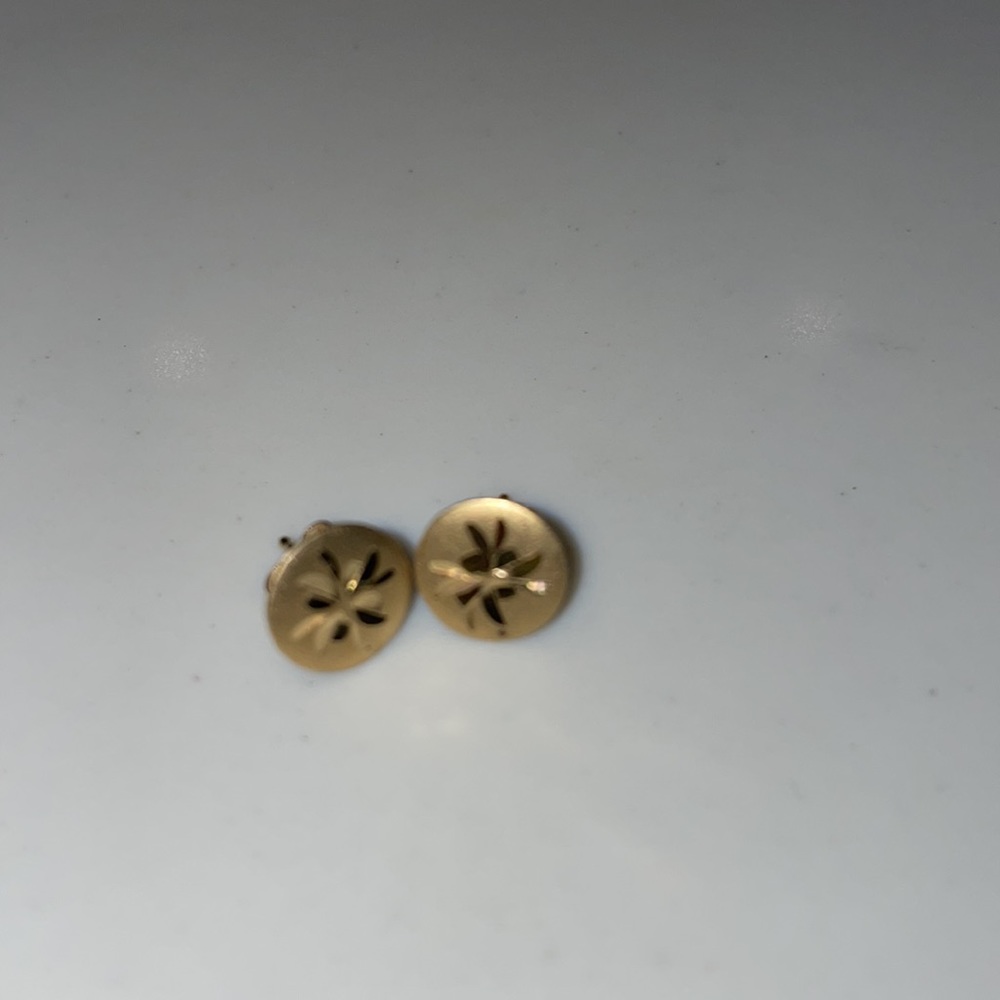 14k Gold earrings-tested